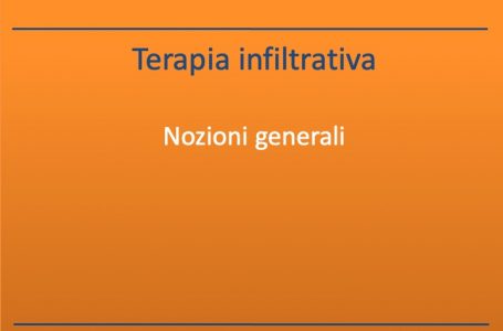 Terapia infiltrativa: nozioni generali